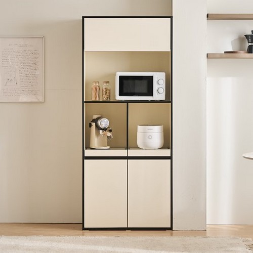 바스포르  뮤트 키큰 주방수납장 렌지대형 800