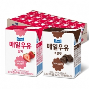 멸균우유 24개입 200ml 2개