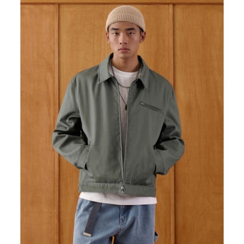 무신사 스탠다드 스탠다드 헤비웨이트 CP 워크 재킷 스모크 그린 1632434_이미지