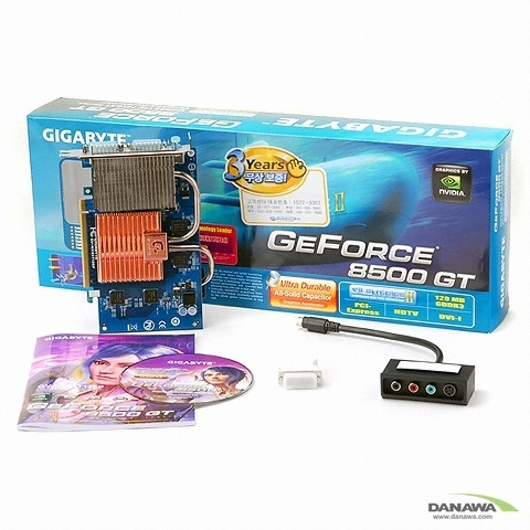 GIGABYTE ������ 8500GT 128MB Silent-Pipe2
