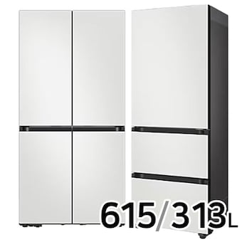 삼성전자 비스포크 키친핏 코타 RF60DB9KF1AP + RQ33C7441AP (화이트)