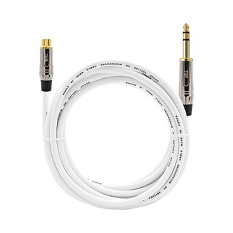 탑라인에이치디 HDTOP RCA to 5.5mm 스테레오 <b>메탈</b>화이트 케이블