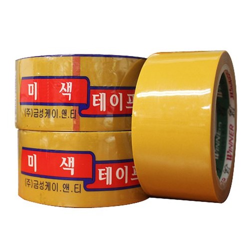 금성케이엔티 불투명 박스 테이프 50mm x 40m [1개]