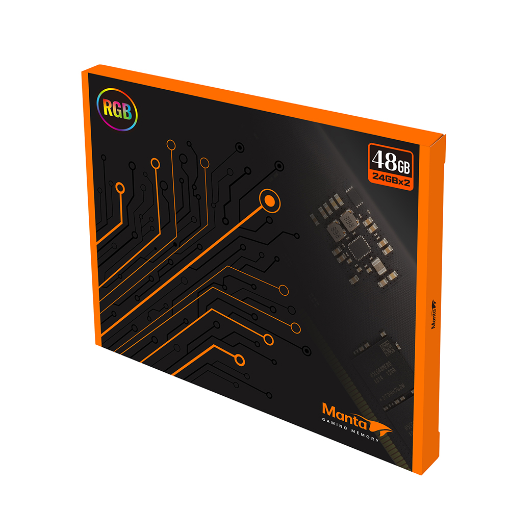 V-Color Manta DDR5-8000 CL38 XPrism RGB 블랙 패키지 (48GB(24Gx2))_이미지