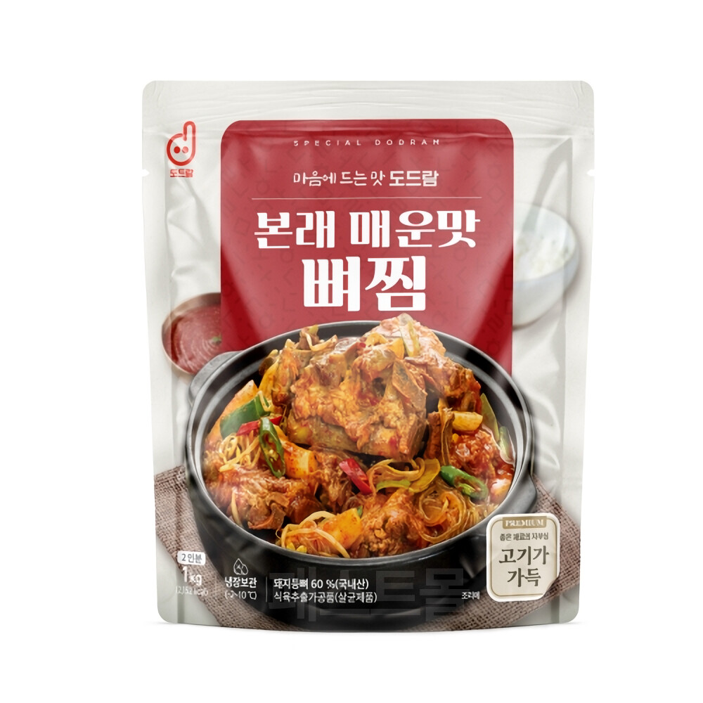 도드람 본래 매운맛 뼈찜 1kg (1개)_이미지