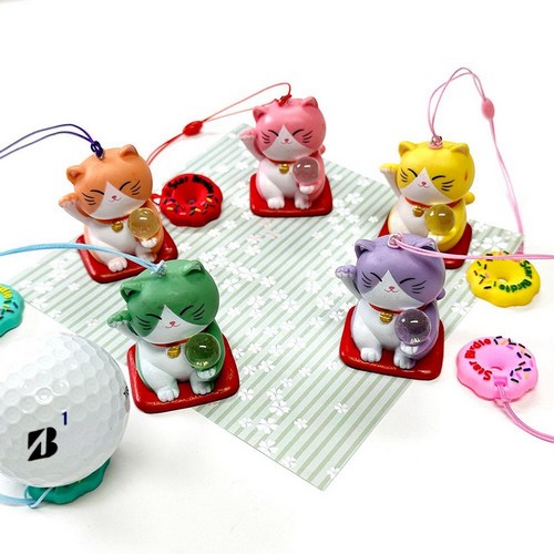 턴트골프 행운볼 고양이 티걸이+도넛링