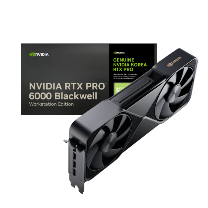NVIDIA RTX PRO 6000 Blackwell 워크스테이션 에디션 D7 96GB_이미지