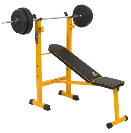 반석스포츠 그랜드 벤치프레스 + PVC 바벨 세트 [70kg]