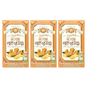 홀푸드코리아 홀베리 1일1레몬 유기농 레몬생강즙 15g 14포 (3개)