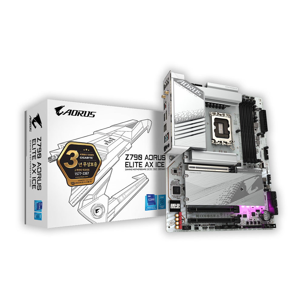 GIGABYTE Z790 AORUS ELITE AX ICE 제이씨현_이미지