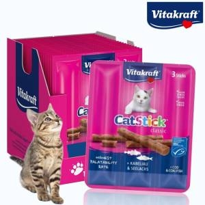 비타크래프트 캣스틱 대구&코어피쉬 18g (6g x 3p) (20개)