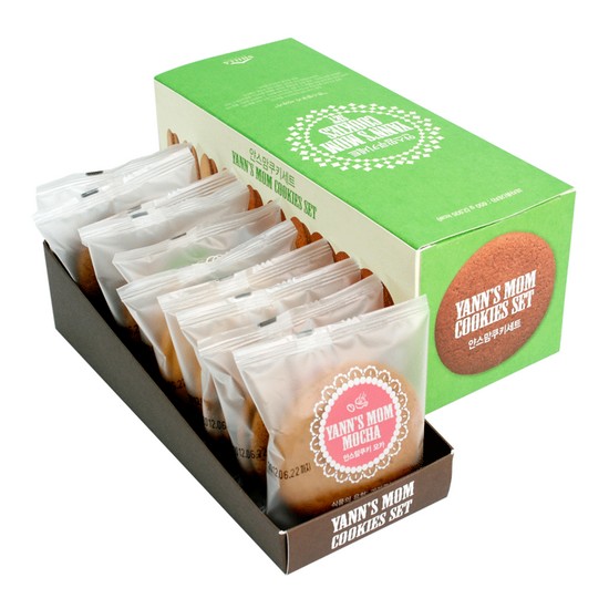 얀스맘 쿠키 선물세트 10개입 650g