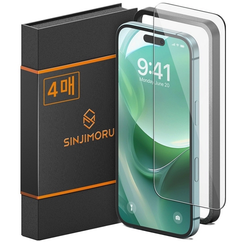 신지모루 아이폰17 프로 맥스 신지글래스 2.5D 강화유리 보호필름 (액정 4매)_이미지