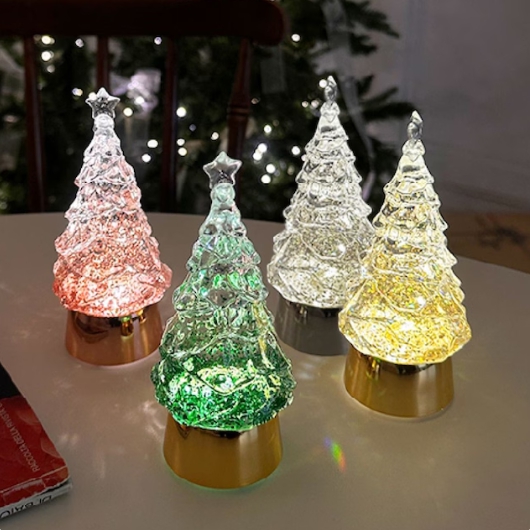 LED 크리스마스 트리 스노우볼 무드등