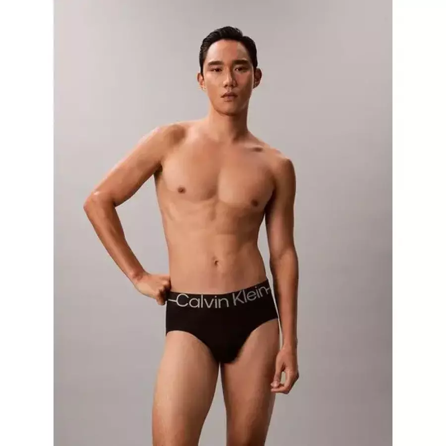 캘빈클라인 언더웨어 NB4540 남성 삼각팬티 면 CK 뉴 샤인 로고 힙 브리프 -UB1