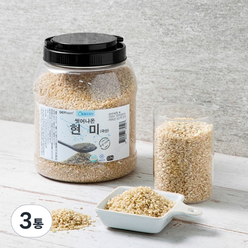 DGFARM 씻어나온 현미 2.2kg (3개)_이미지