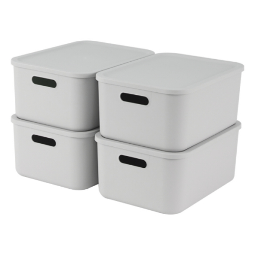 엠비코 다용도 팬트리 리빙박스 M (4개)_이미지