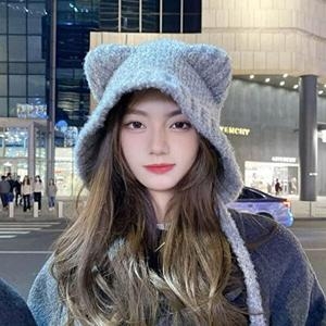 코디 꼬깔 모자 캐쥬얼 커플 휴가 방한모자-WFFNK1C_이미지