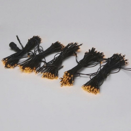 일신 LED 연결형 검정선 황색 트리전구 300구