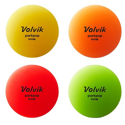 볼빅 파크팝 비비드 무광 파크골프볼 (2개)_이미지