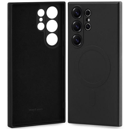 맥앤블랙 갤럭시S24 울트라 루나소프트 맥세이프 2배 자력 실리콘 케이스