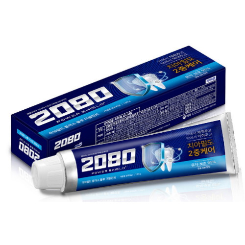 애경 2080 파워쉴드 블루 더블민트 치약 150g (6개)