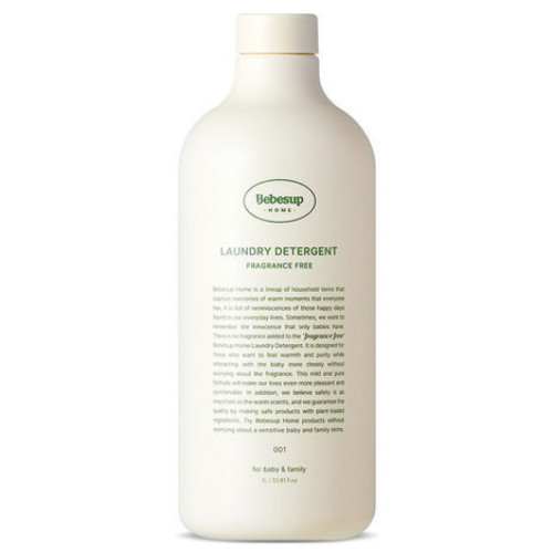 베베숲 홈 프리미엄 세탁세제 무향 1L (4개)_이미지