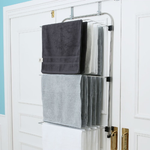 영인정공 공간활용 문걸이 스텐 빨래건조대 3단