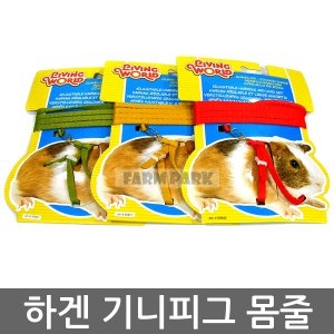 하겐 기니피그 몸줄/기니피그 목줄/기니피그목줄/기니피그몸줄/기니피그용품/리드셋_이미지