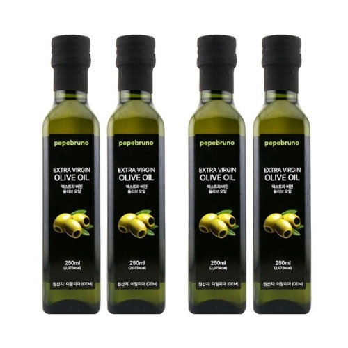 페페브루노 실속세트 (올리브오일 250ml x 4개) (1개)_이미지