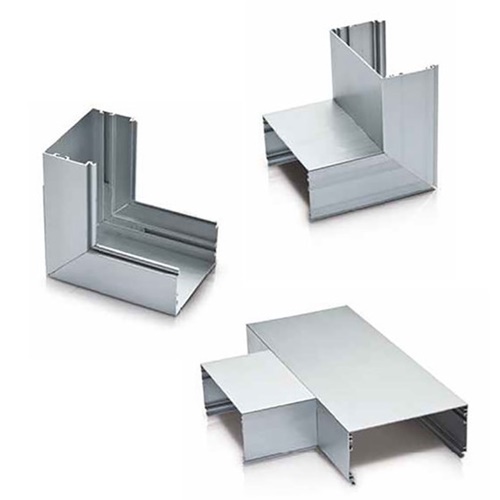 알미늄 덕트 엘보 50 x 35 수평 ㄱ자