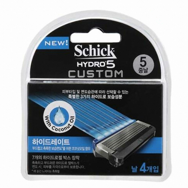 쉬크 하이드로5 커스텀 하이드레이트 면도날이미지입니다. 누르면 해당 게시물로 새창이동합니다.