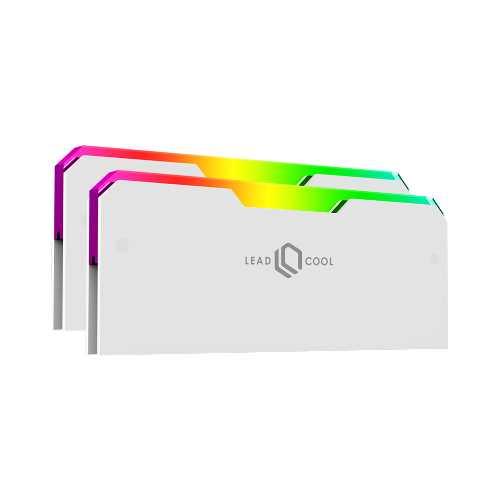 LEADCOOL RH-1 EVO ARGB 메모리 방열판 화이트 (2PACK)