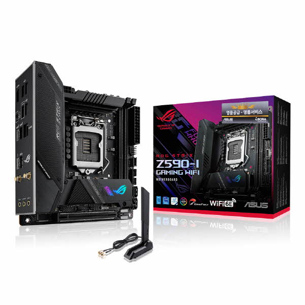 ASUS ROG STRIX Z590-I GAMING WIFI 아이보라