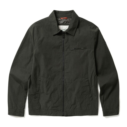 헨리코튼 왁스 코튼 숏점퍼_AHUAA24411GRD_이미지