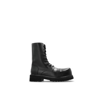 VETEMENTS 레이스업 앵클 부츠 UH76BT800B2472 BLACK T