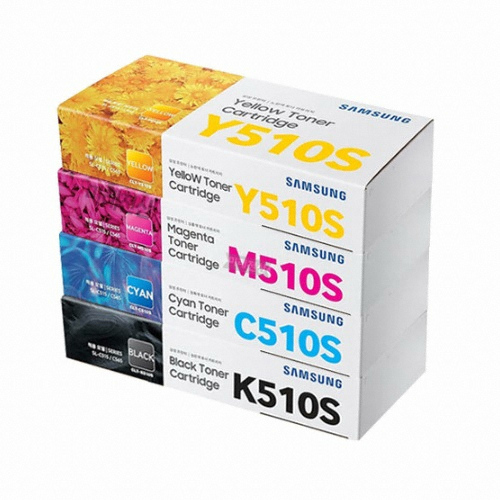 삼성전자 벌크 CLT-K510S, CLT-C510S, CLT-M510S, CLT-Y510S 4색 세트이미지입니다. 누르면 해당 게시물로 새창이동합니다.
