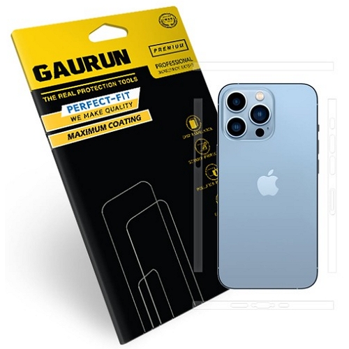 제이티앤디 가우런 아이폰13 프로 맥스 무광 측면+4D 강화유리 보호필름 (액정 1매+측면 1매)_이미지