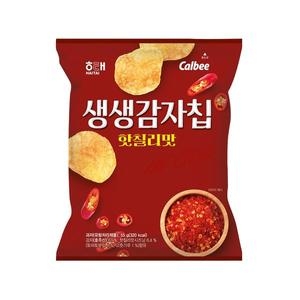 해태제과 생생감자칩 핫칠리맛 55g (3개)_이미지