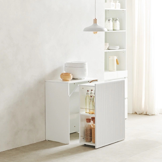 동화속나무 아빌 슬라이드 접이식 식탁 400 (의자별도)_이미지