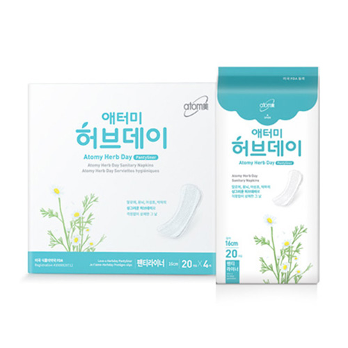 애터미 허브데이 팬티라이너 20개 (1팩(20개))_이미지