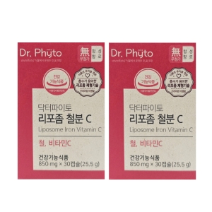 닥터파이토 리포좀 철분 850mg 30캡슐 (2개)_이미지
