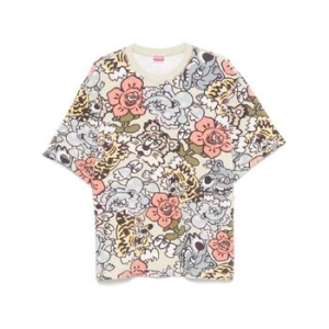 겐조 X 베르디 그래픽 프린트 티셔츠 FF55TS4934WD T