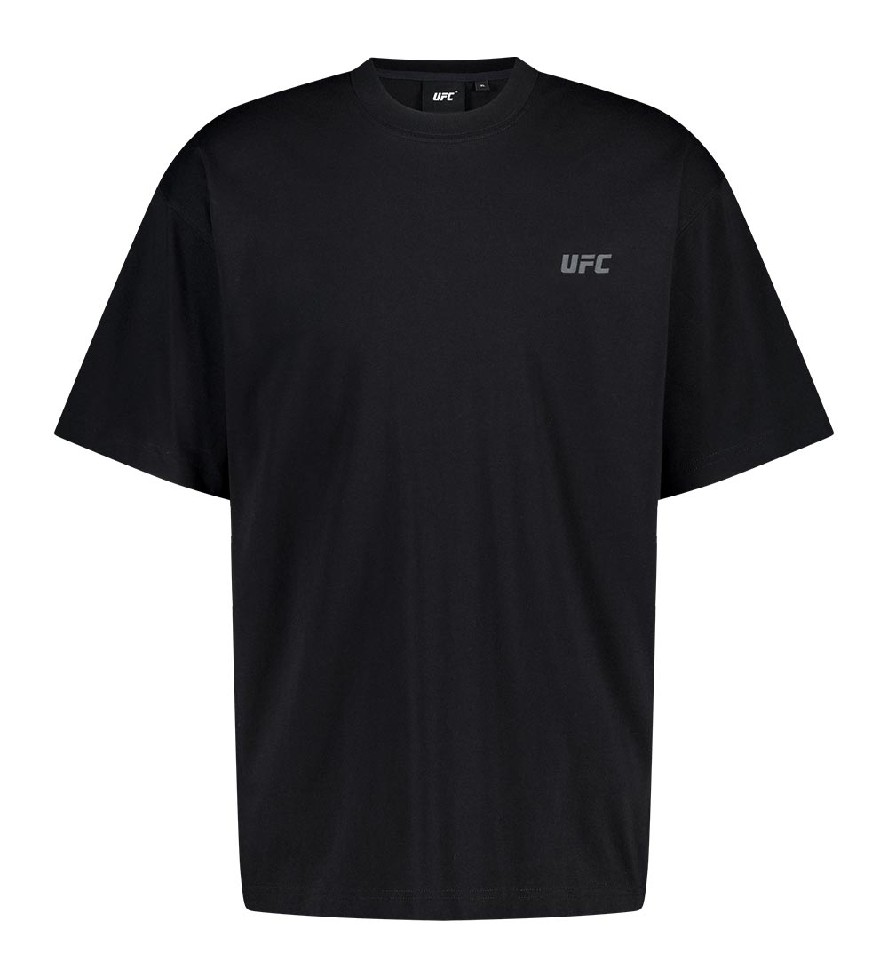 UFC 쉐도우 릴렉스핏 반팔 티셔츠 U2SSV2330BK_이미지