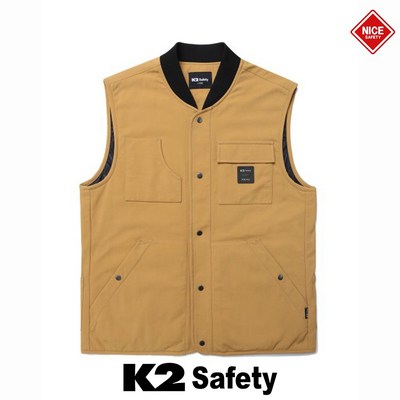 워크웨어 K2 케이투세이프티 21VE-F104 패딩 조끼 베스트 경량 추동 동계 자켓 작업복 단체복 M 95_이미지