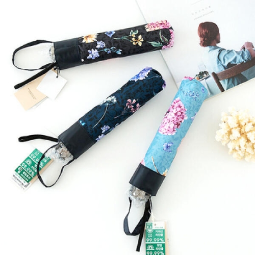 더로라 더로라 - 3단 슬림양우산 - 양산겸용 히야신스 E001