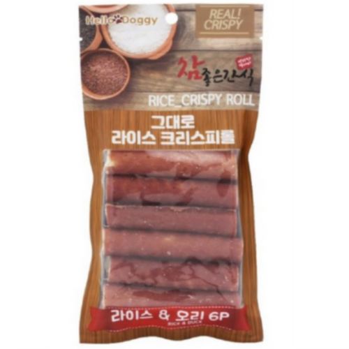 참좋은간식 그대로 라이스크리스피롤 오리 6p