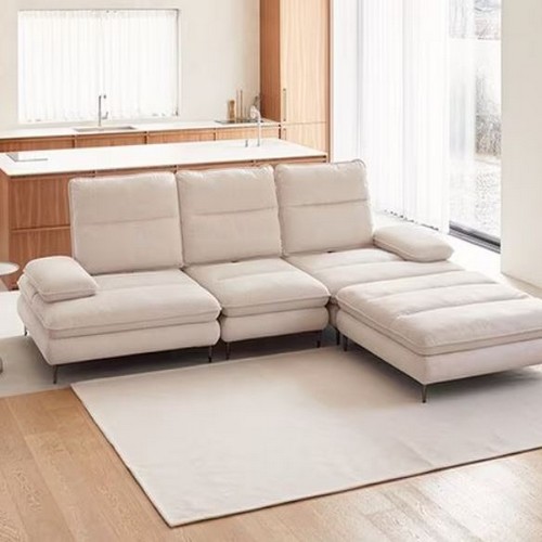 휴도 여유의 동백 조야 스윙 패브릭 소파 4인용 (스툴포함)_이미지