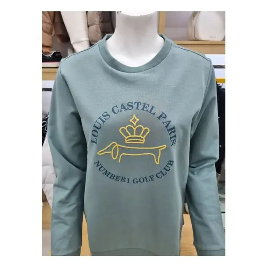 여성 강아지 체인 자수프린트 티셔츠7LOTS332J 318590