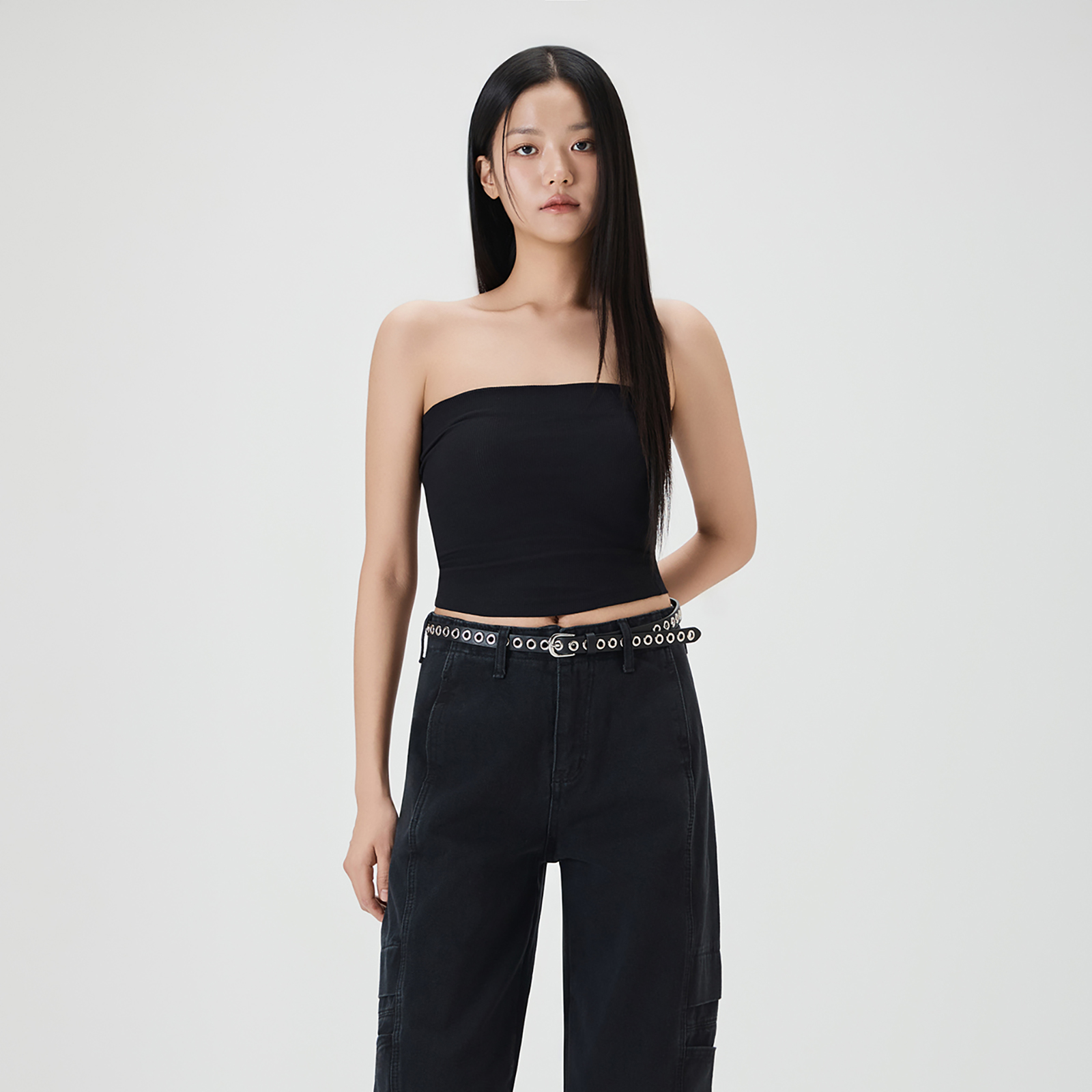 미쏘 베이직 튜브탑 MIWHNG350A_이미지